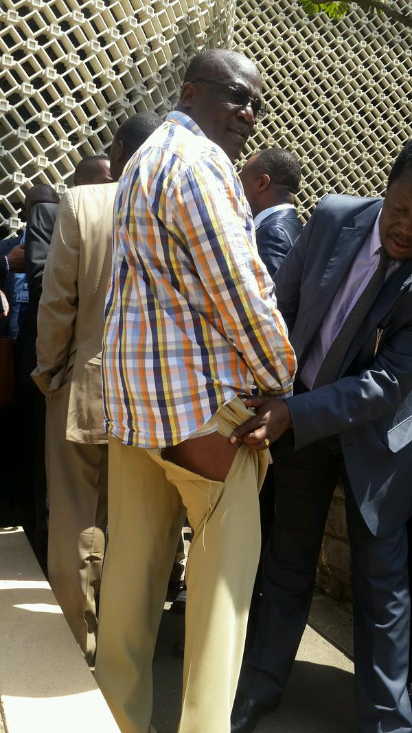 Muthama’s trousers torn as fight breaks in parliament over security bill