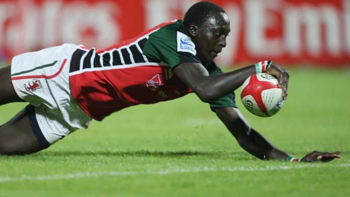 during the final day of the Emirates Airline Dubai Sevens at The Sevens on November 29, 2008 in Dubai, UAE.