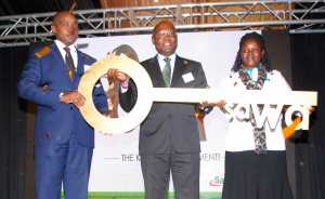 (LR) Junior Achievement  John Wali Safaricom Foundation Chairman Joseph ...-1