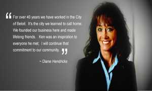 Diane Hendricks, the founder of ABC Supply, a roofing company.