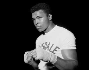 Boxing legend Muhammad Ali.