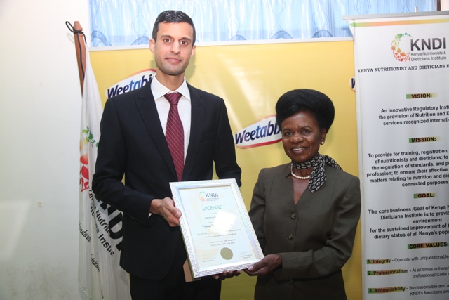 Weetabix becomes the first food manufucturer in Kenya to be certified and accredited by-KNDI