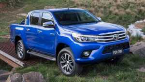 An eight generation  2016 Toyota Hilux.