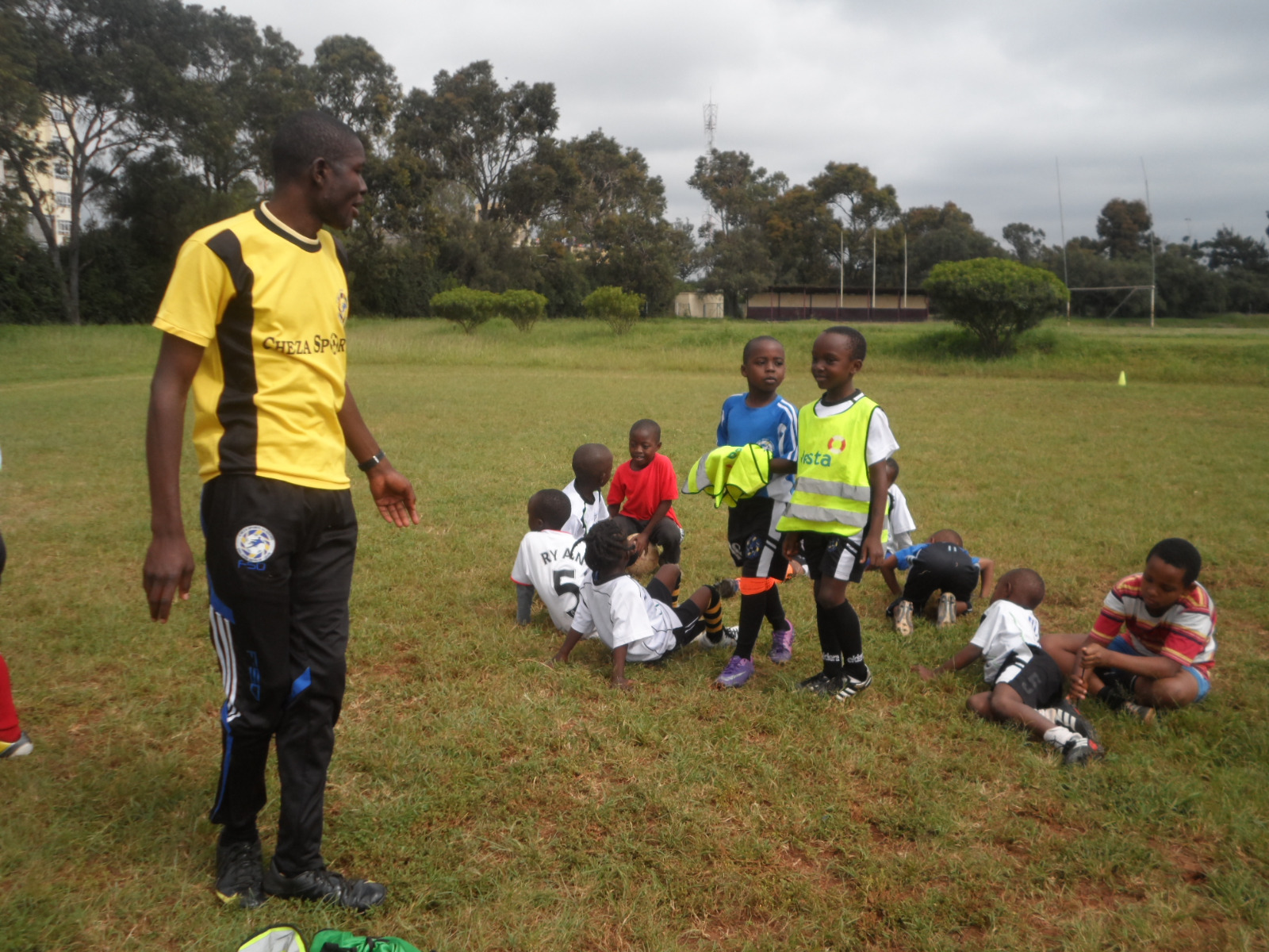 How Young And Dedicated Coach, Collins Olimba Makes A Living By Teaching Kids How To Play Soccer