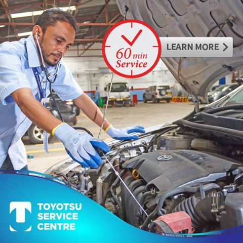 Toyotsu 60min service offer for all car models to run until August 24