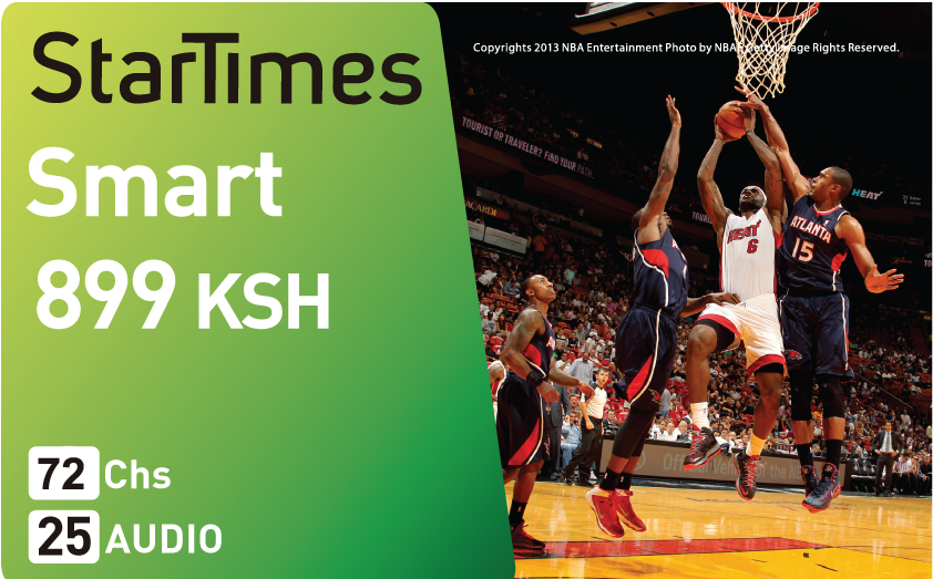 List of channels in Sh. 899 StarTimes Smart bouquet