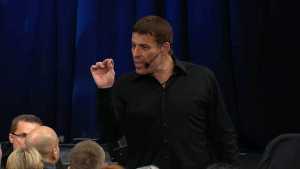 Tony Robbins, the millionaire businessman and business mentor