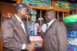  CEO, CBA Bank Jeremy Ngunze & Bernard Kyule- during the Launch of Business Banking Cash Mob in Kirinyaga Road