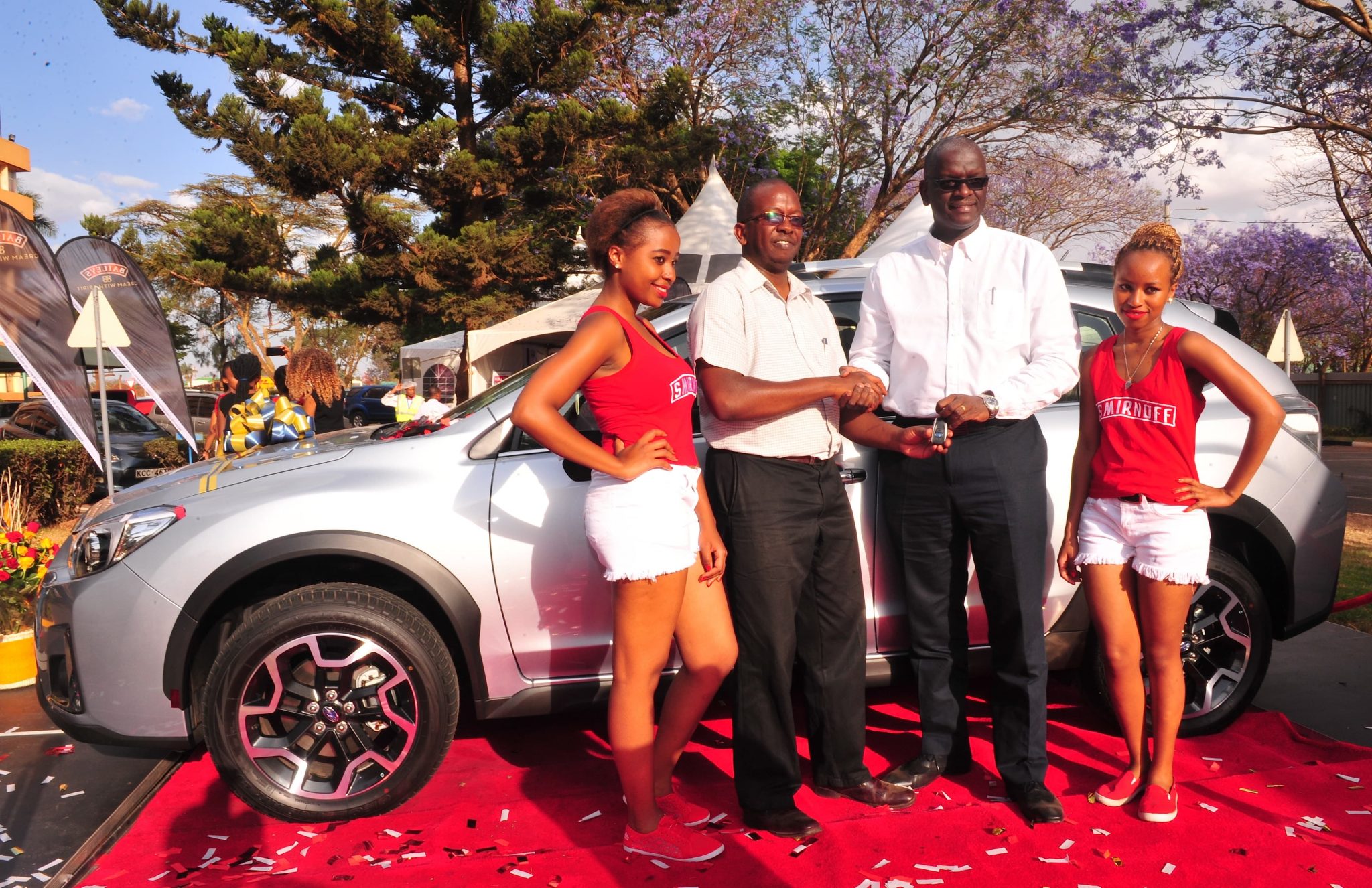 Kenya Breweries awards the winner of Subaru XV in the multi-brand consumer promotion