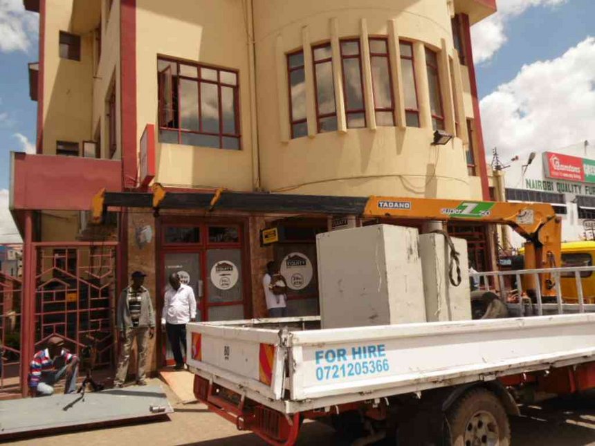 Equity Bank Kayole ATM robbery photos