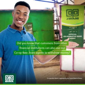 Co-op Bank's agents and mobile banking soar in efficiency, profitability