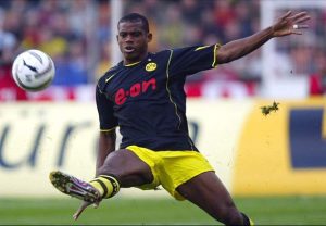 Former star Sunday Oliseh set for Bundesliga tour in Kenya 4 Sunday Oliseh playing for Borrusia Dortmund