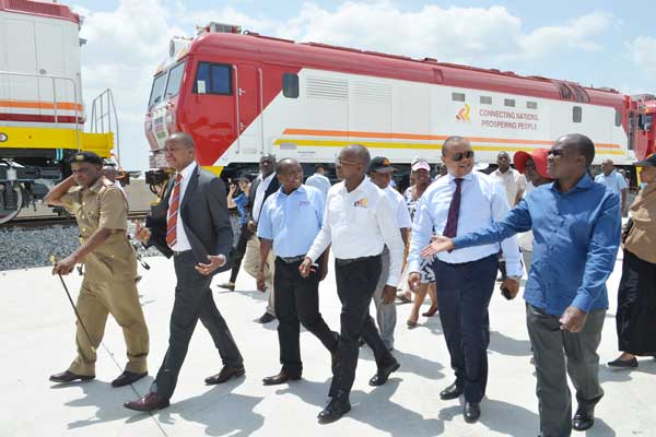 SGR locomotives roar in Mombasa