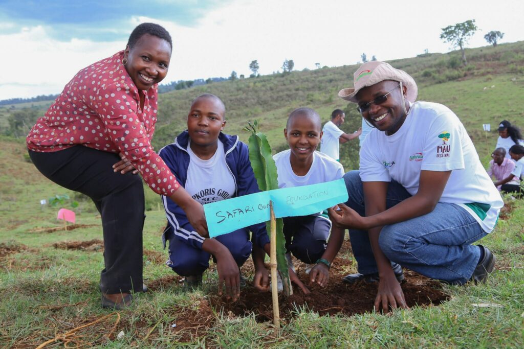 Thousands of trees planted to jointly project SW Mau forest and improve lives by ISLA Kenya, Safaricom Foundation and others