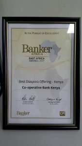 Co-op Bank named best bank in Kenya for Diaspora Banking