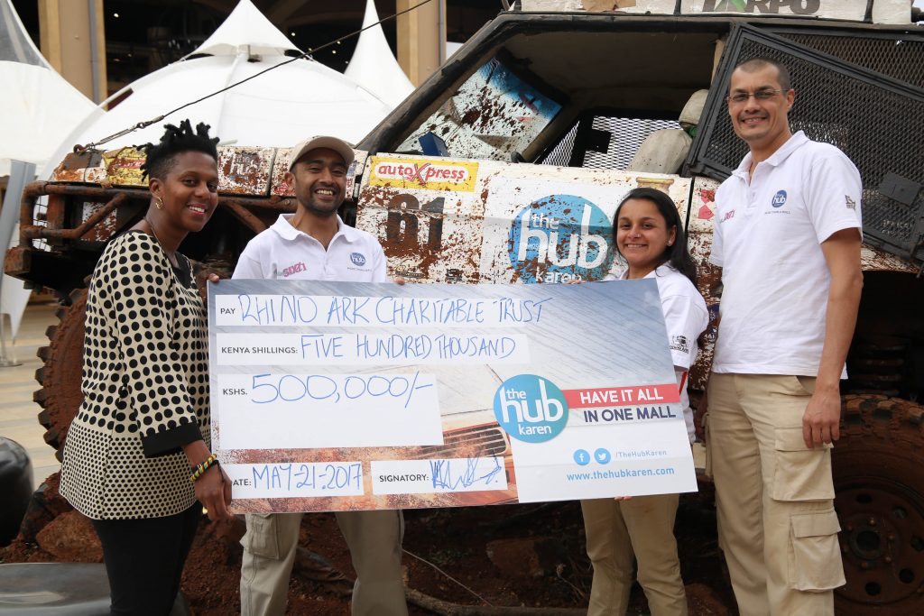 The Hub Mall sponsors Rhino Charge team to boost conservation efforts