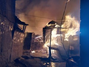 Photos: Millions lost as fire razes down Gikomba market