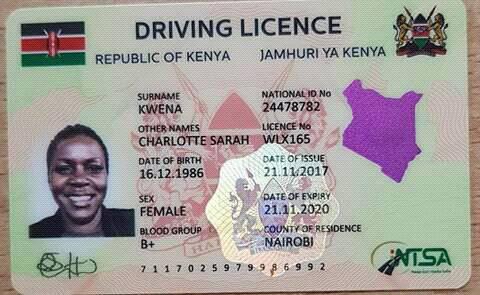 new driving licence