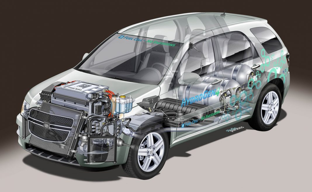 Hydrogen-powered vehicle