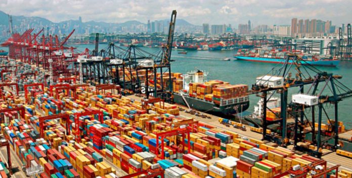 Port of Shanghai,China.