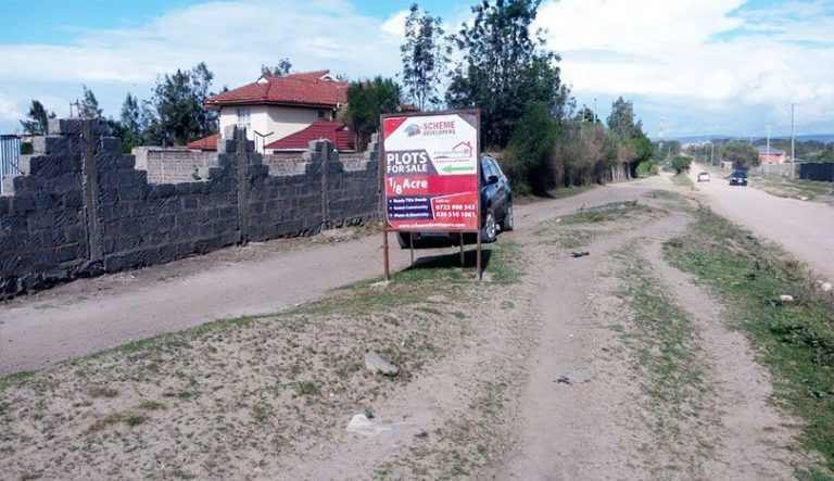 1/8 and 1/4 acres plot owners in Kajiado County may lose their land