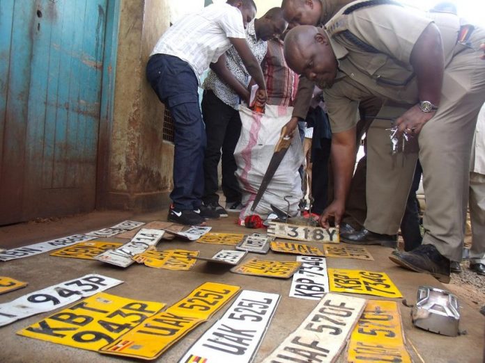 Number plate fraud act busted by police.