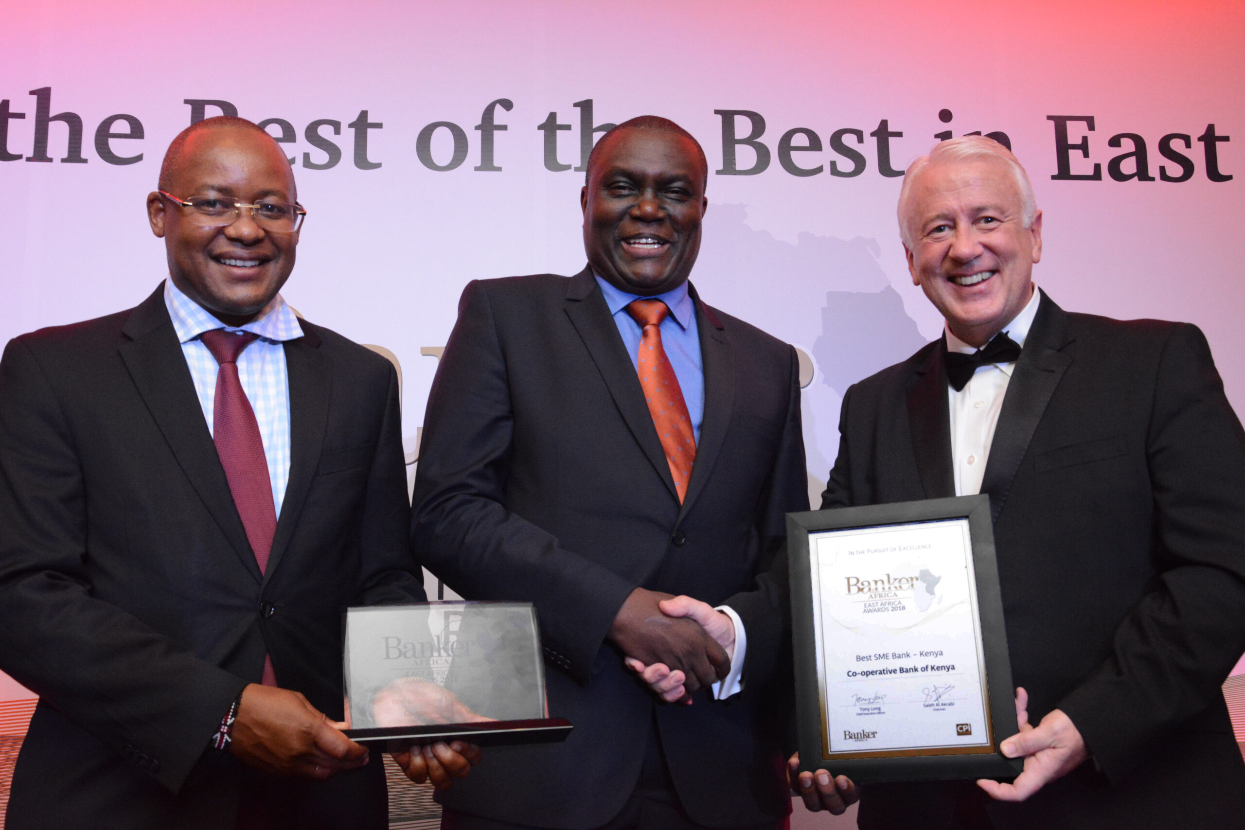 Co-op Bank named best SME, retail and investment bank in Kenya