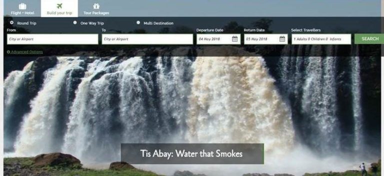 Ethiopian Holidays website - Bizna