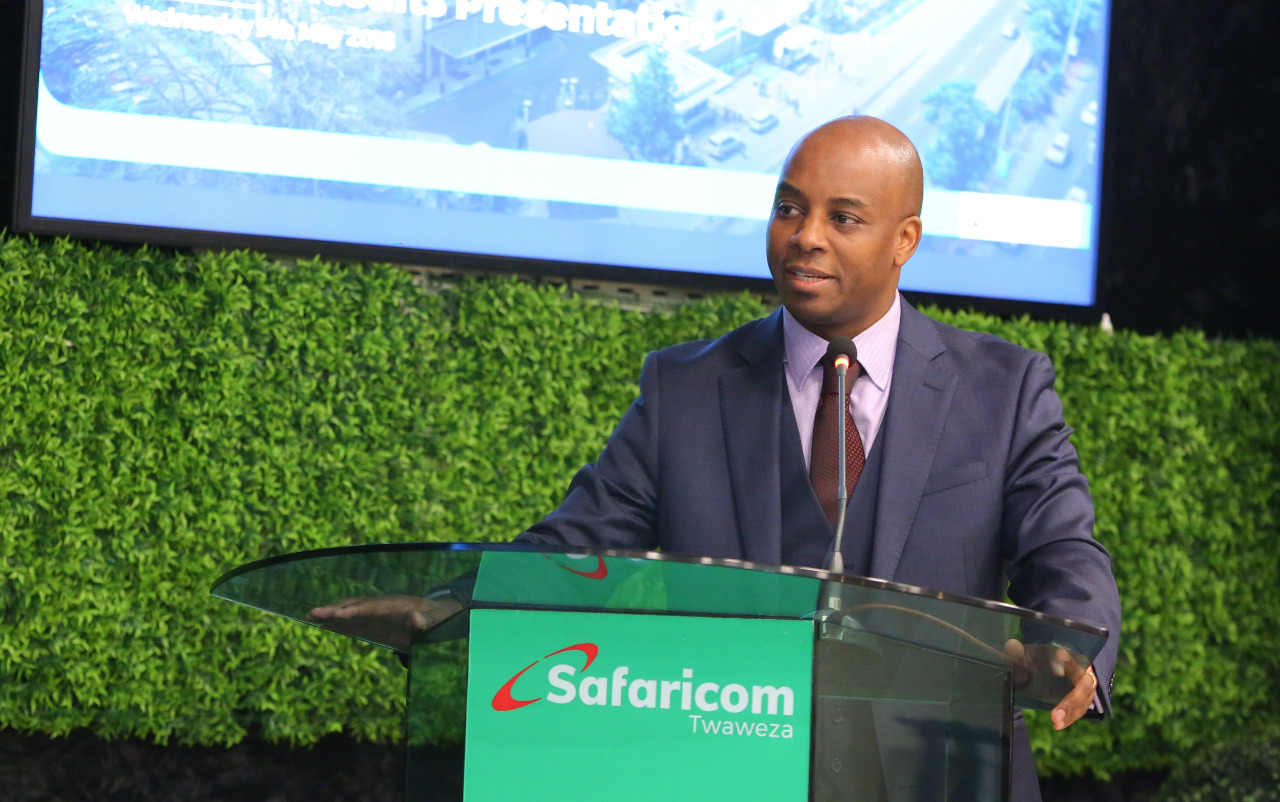 Safaricom Posts a Record 55.29 Billion Net Income and the Return on CEO, Bob Collymore 3 Steve Chege, Director Communications, and Regulatory Affairs - Bizna
