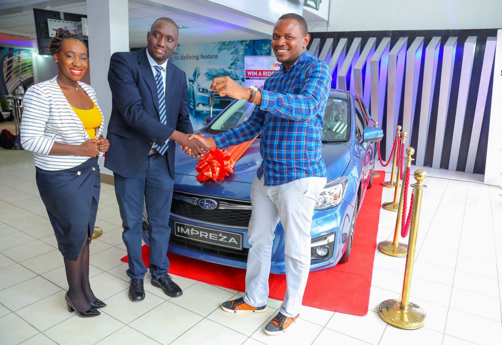 29 Year Old Wins Brand New Subaru Impreza In The Multi-Brand CONSUM Promotion