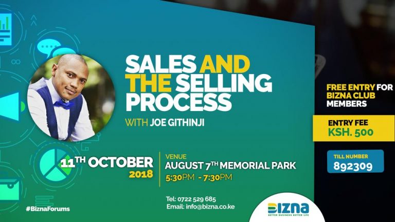 Sales and  the Selling Process with Joe Githinji