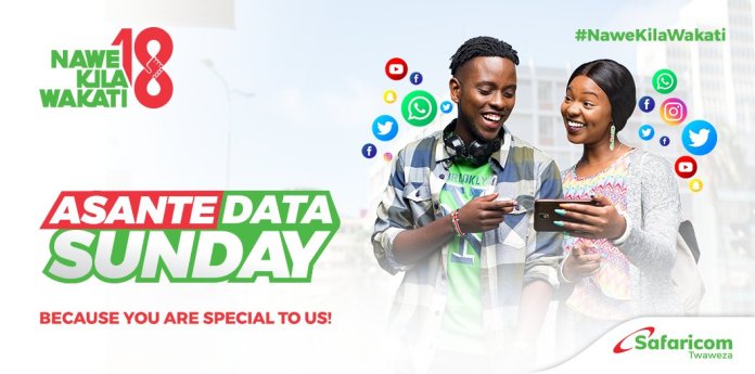 Safaricom to Give Customers Back All Mobile Data They Use This Friday and Saturday