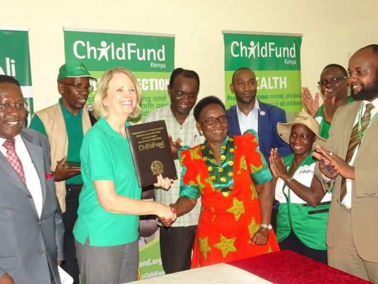 ChildFund and Makueni County sign economic development partnership