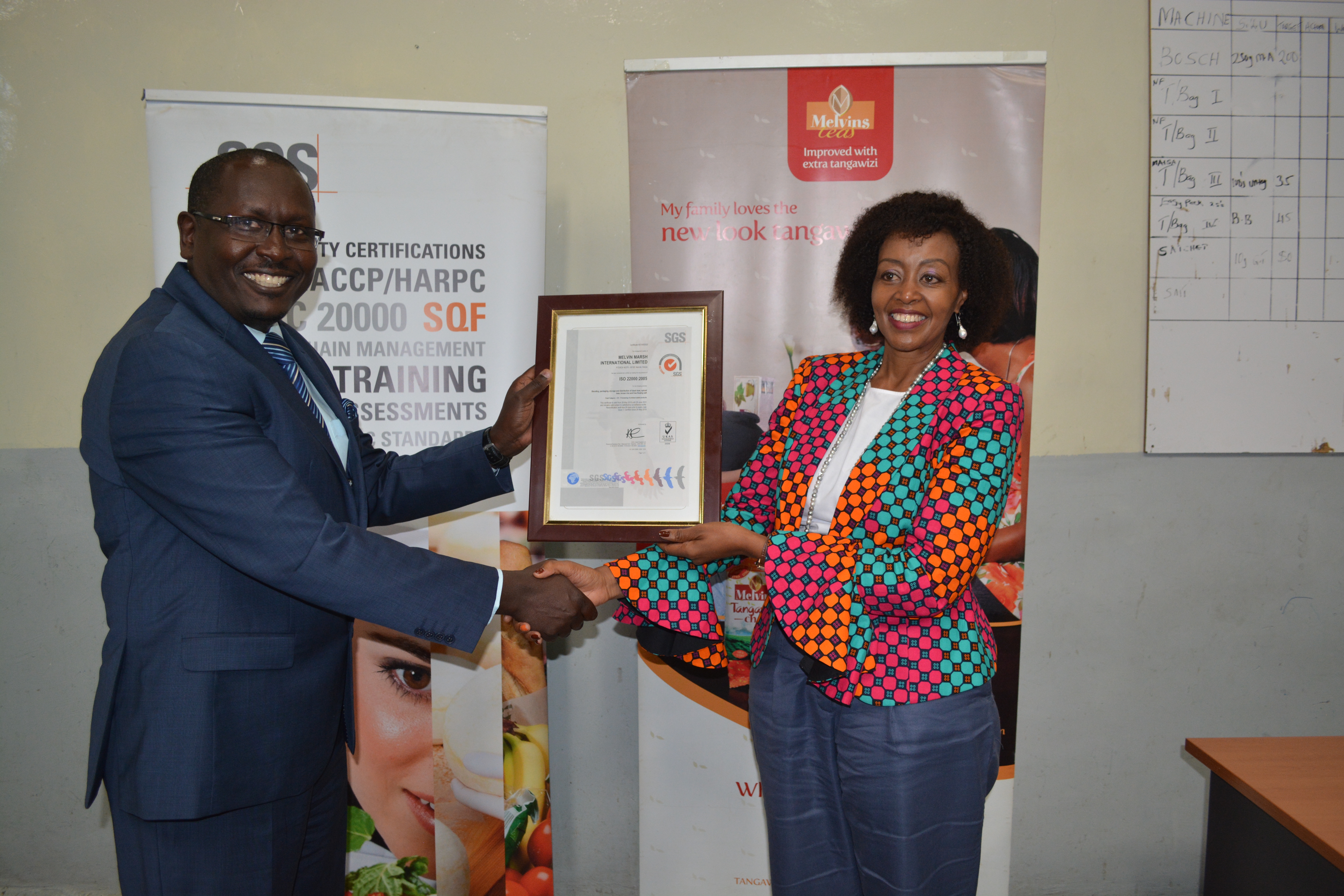 Melvin Marsh International Awarded ISO 22000:2005 Certificate