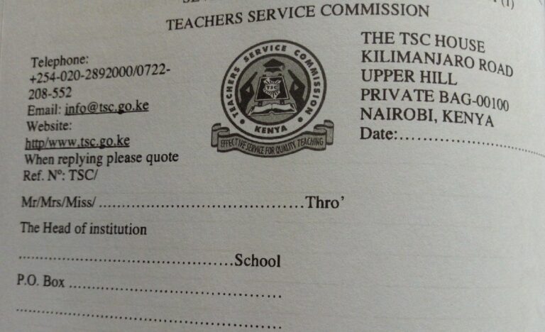 TSC Registration
