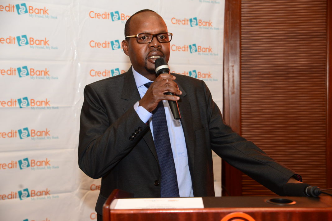 Credit Bank COVID-19: Eric Nyachae at a media event - Bizna Kenya