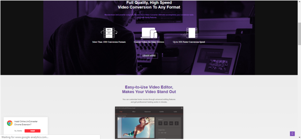 How to use online video converter