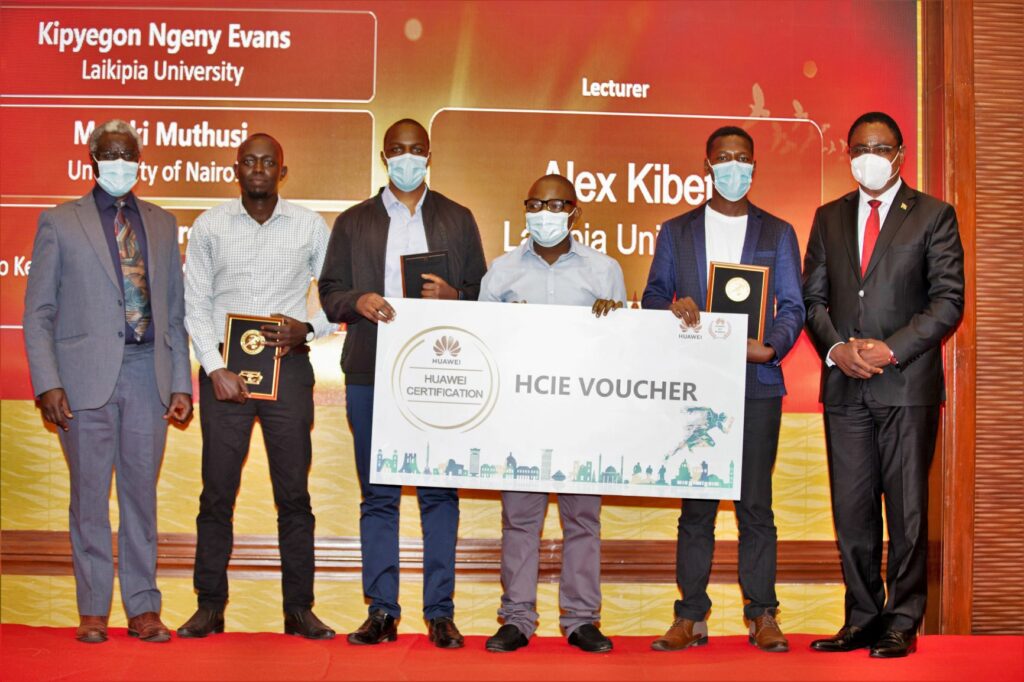 First Prize for Network Team - Global ICT Competition - Bizna Kenya