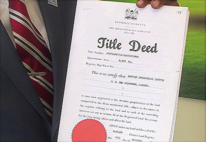 Title Deeds in Kenya