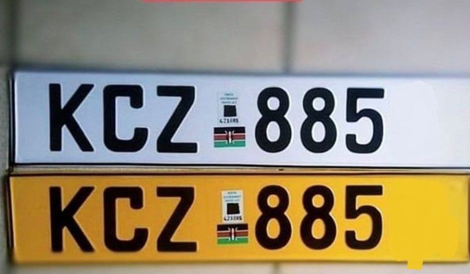 Types Of Number Plates In Kenya PELAJARAN