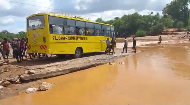 20 dead after bus heading to wedding plunges into Mwingi river