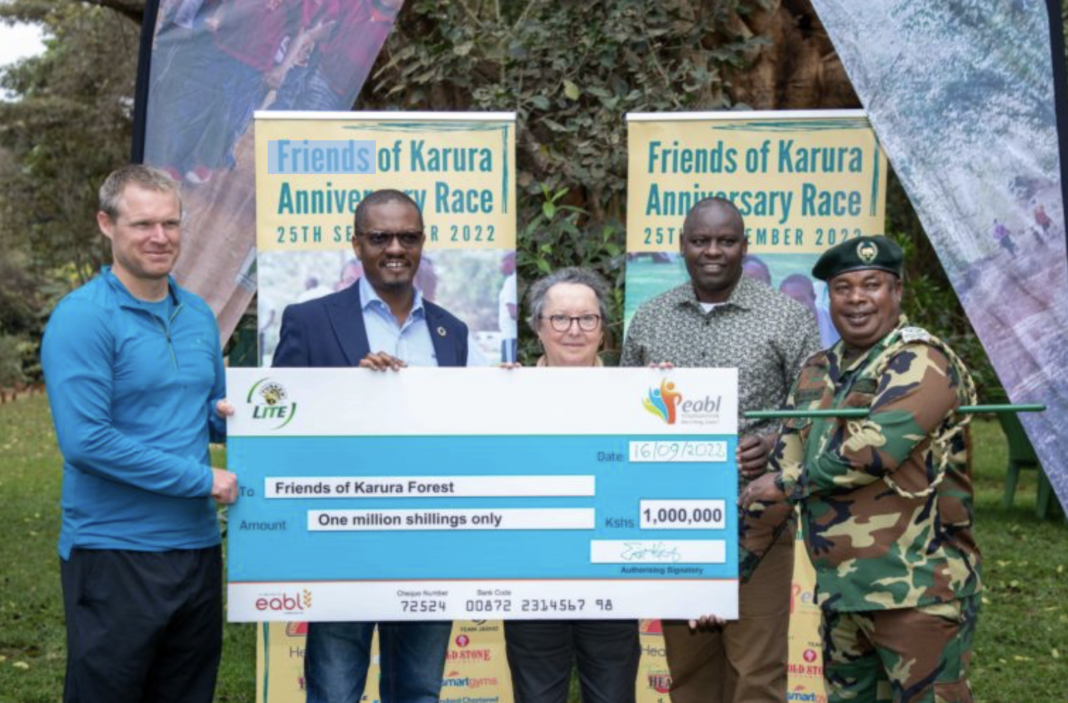EABL foundation donates KHS. 1M towards the conservation of the Karura Forest - Bizna Kenya