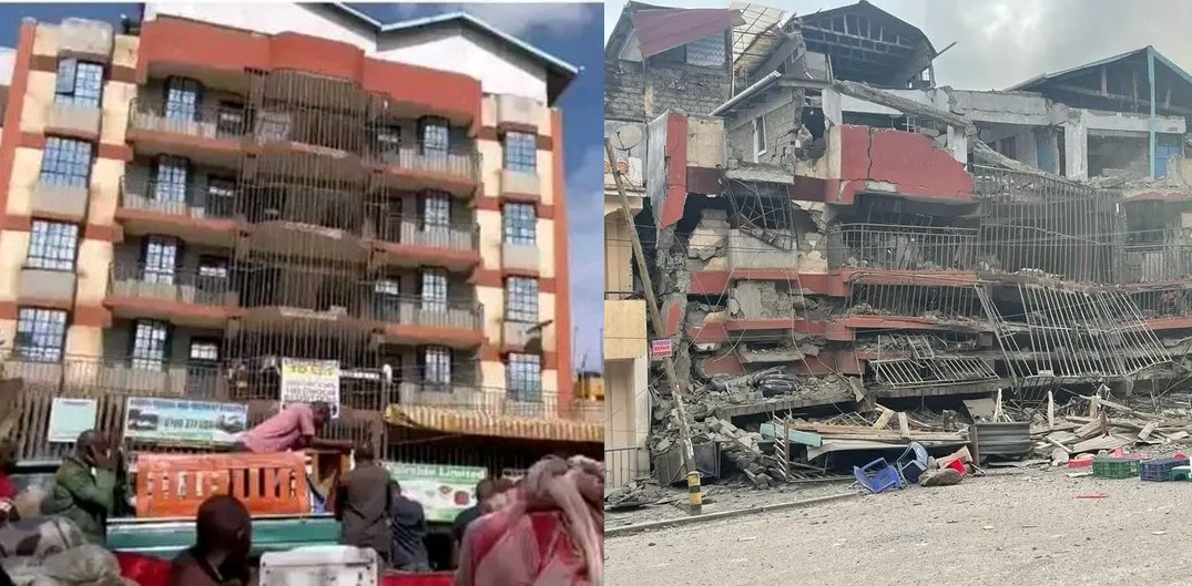 5 storey Kiambu building collapses hours after tenants evacuated