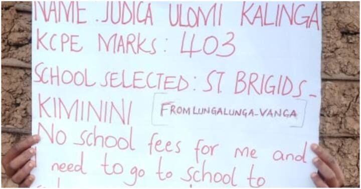 Kwale Girl with 403 marks denied scholarship because mother voted in Mombasa