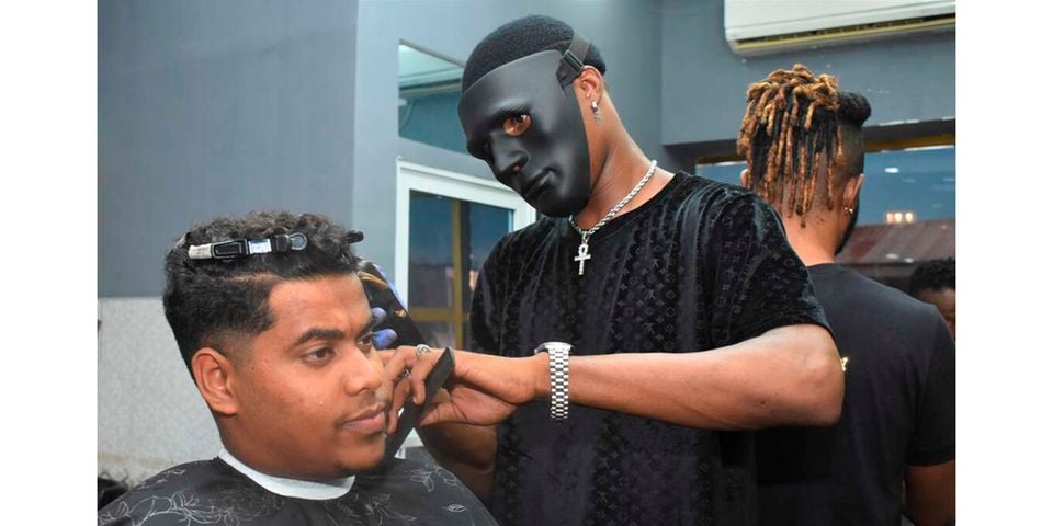 Unknown Barber: Meet Masked Barber Charging up to Sh300k for Home Services