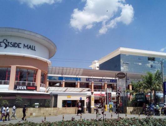 Inside Westside Mall, the biggest shopping center in Nakuru and it's owner