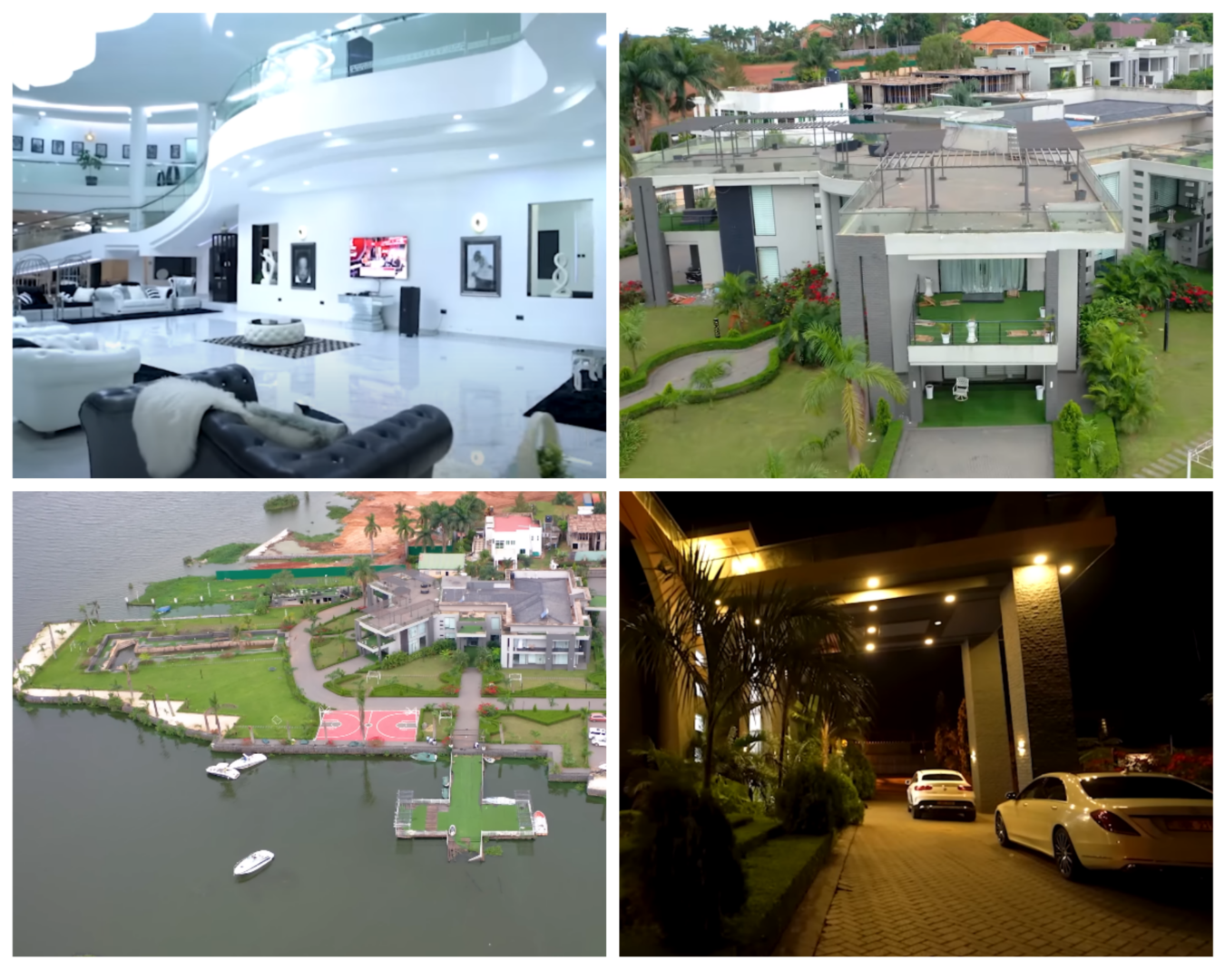 Inside billionaire's Sh. 3.8 billion mega-mansion with helipad, football stadium, docks