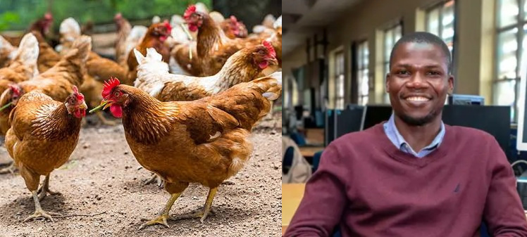 Okumu: I sell chicken to fund my university degree studies