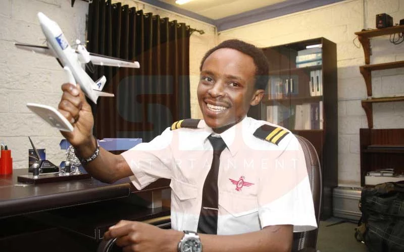 Mwangi: Glue-sniffing streetboy who became pilot says mom was sad when he left streets