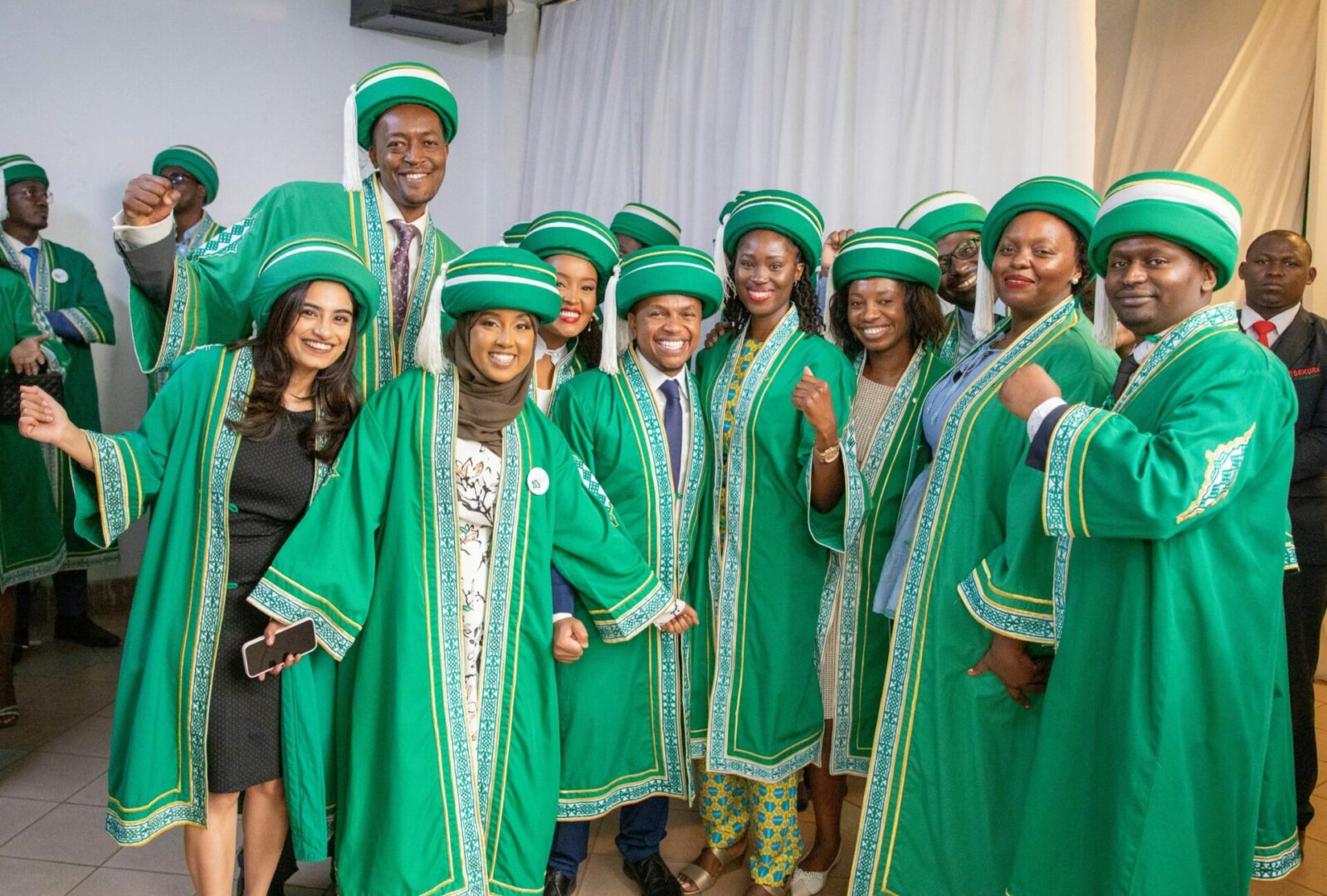 Aga Khan University graduants during the 2023 Global Convocation - Bizna Kenya